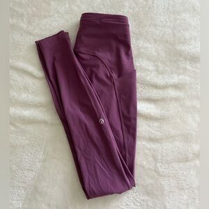 Swift Speed High Rise Tight Leggings 28” in Vintage Plum